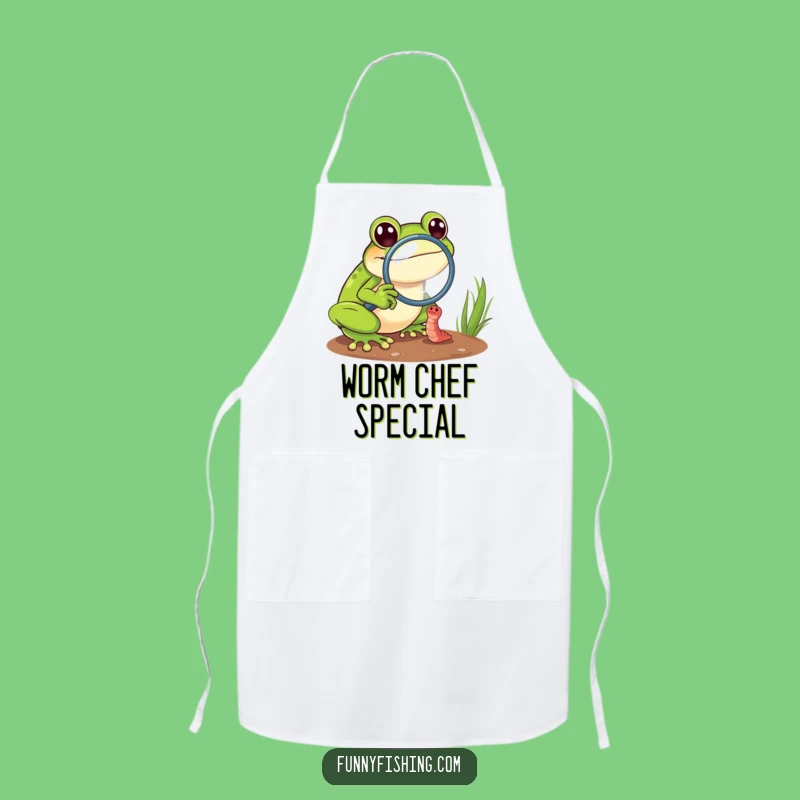 Funny Frog Chef Apron - Hilarious Kitchen Gear for Gardeners