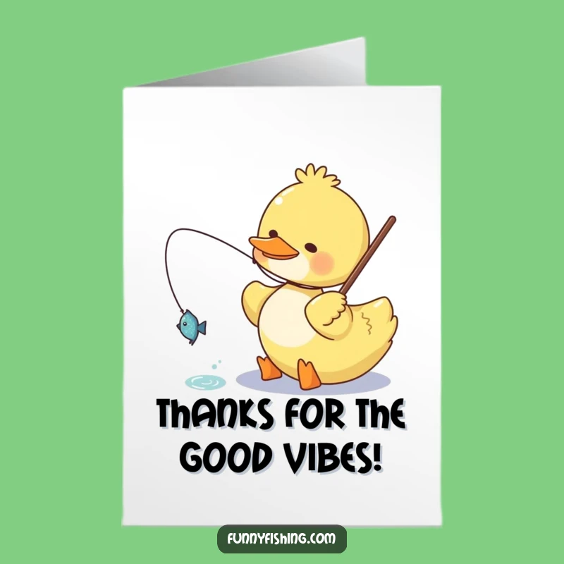 Lucky Duck Thank You Free Printable Card - Adorable Downloadable Gift!