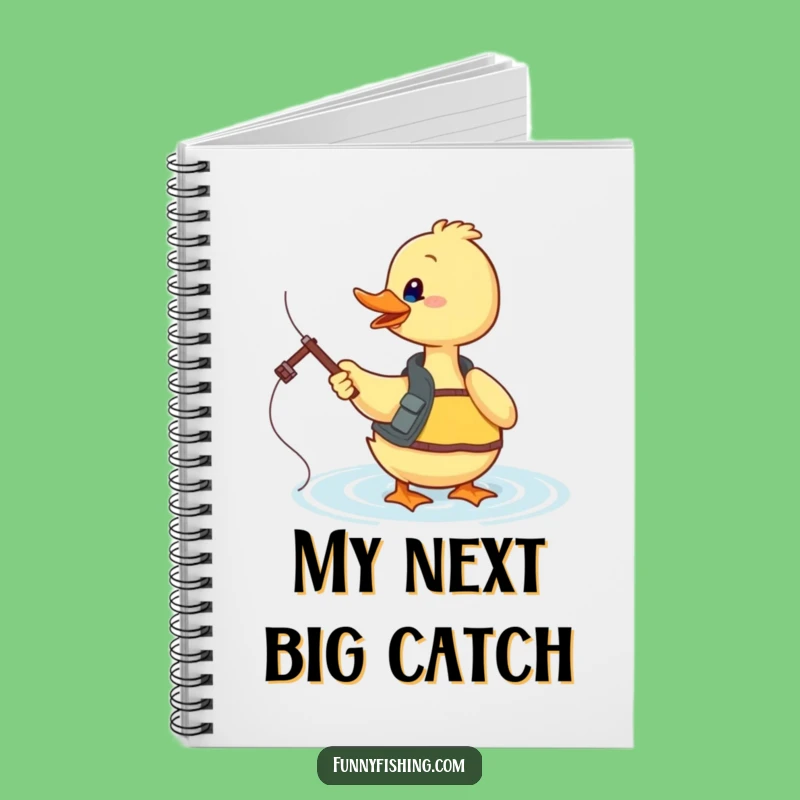 Funny Duck Angler's Logbook - Journal for Fishing Adventures